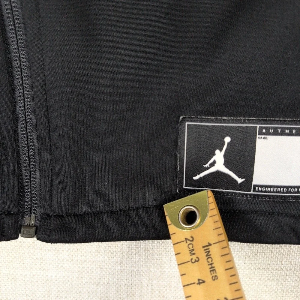 Jordan Mens Muskogee Roughers Dri-FIT Full Zip Track Jacket Large Athletic Black